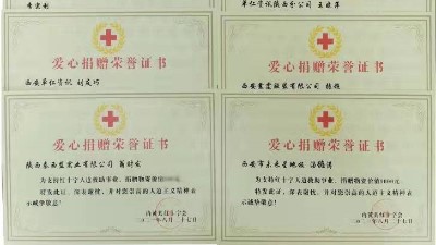 恭喜未來星防靜電地板廠家榮獲愛心捐贈(zèng)榮譽(yù)證書！